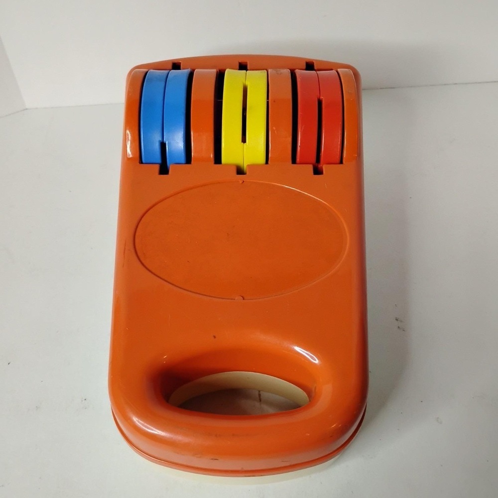 PLAYSKOOL Vintage Orange Musical Toy Preschool No. 42 Roller Chimes 1970s